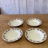 Assiettes Montereau vintage