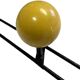 Metal coat rack in the style of Féraud