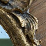 Old rocaille gilded mirror