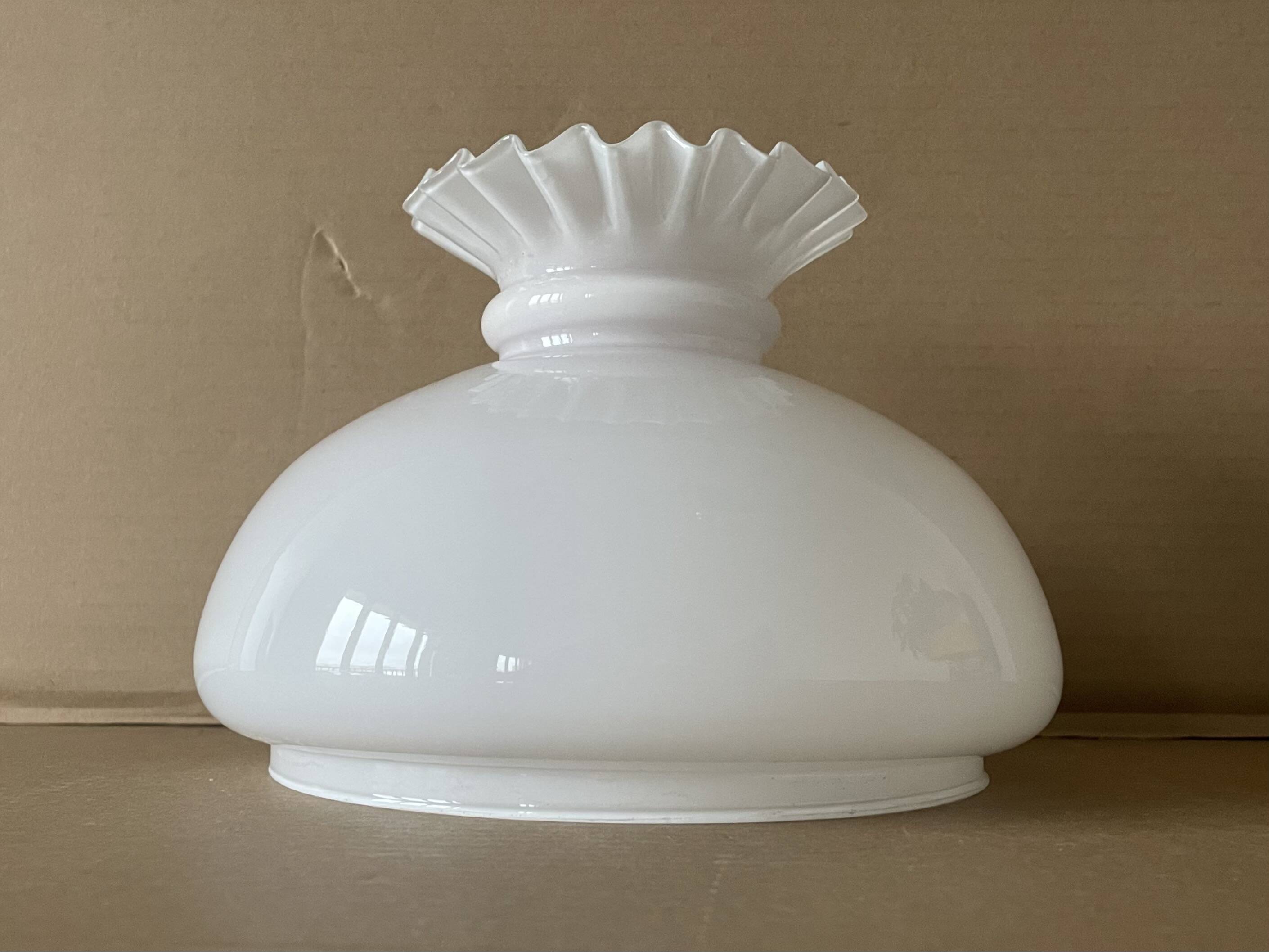 Antique opaline lampshade
