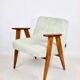 Fauteuil vintage Chierowski 366, années 1970, vert clair