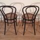 Chaises de salle à manger en hêtre courbé dans le style de Thonet, Italie, lot de 4