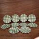 Set of 10 Moulin des Loups "Nappe" dessert plates