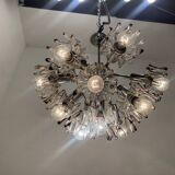 Large Midcentury Murano Flower Chandelier 1970’s