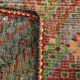 Tapis Kilim vintage vert et orange 7x9, 203x263 cm