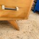 Vintage chest of drawers with 4 drawers from the 1960s.