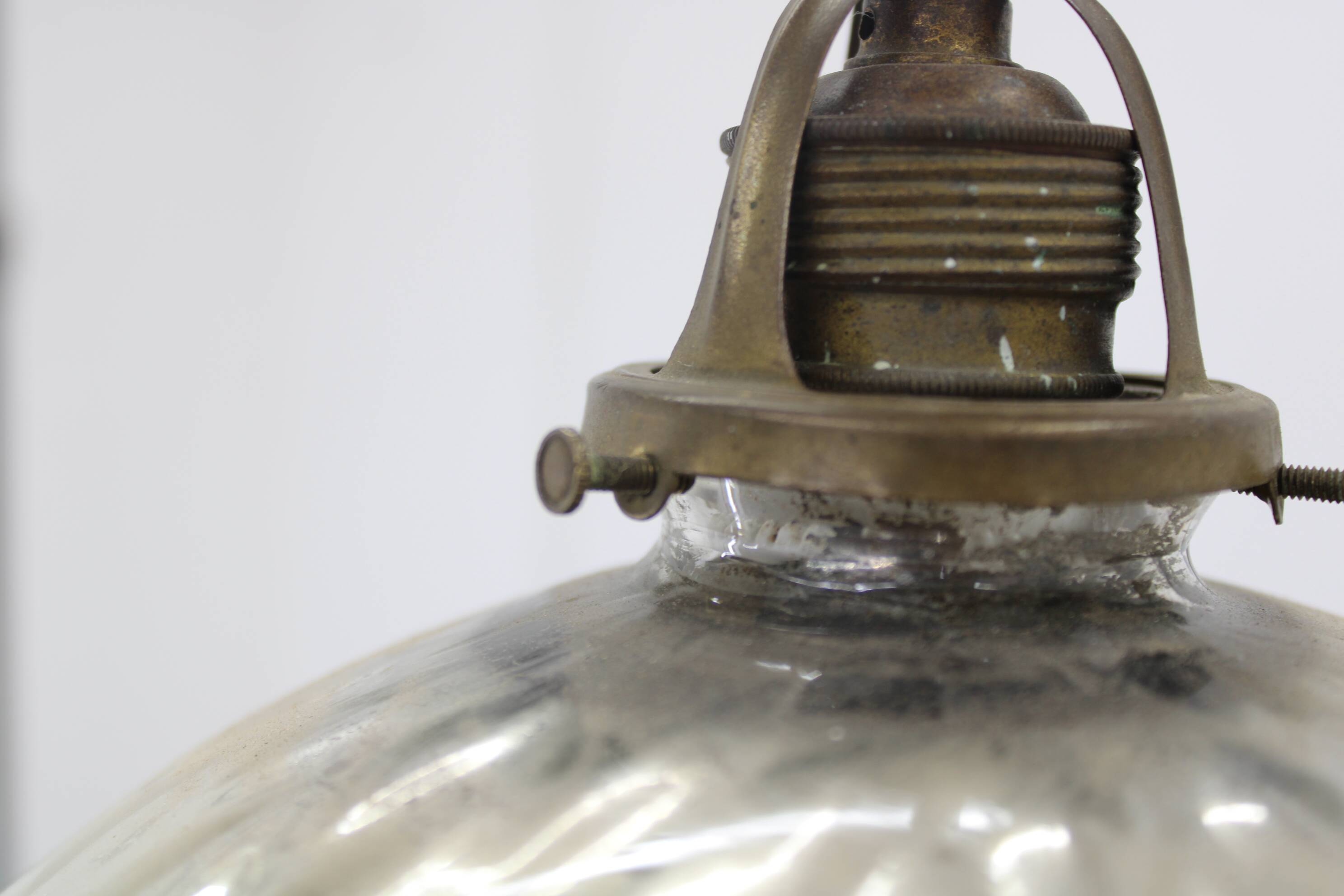 Early 20th Century “Mercury Glas” Pendant, Europe