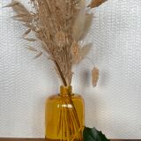 Amber glass apothecary jar