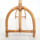 Two vintage bamboo coat racks
