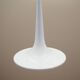 White pendant lamp, Danish design, 1970s, manufacturer: Frandsen