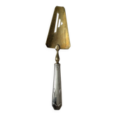 Art Deco silver-plated and vermeil cake server