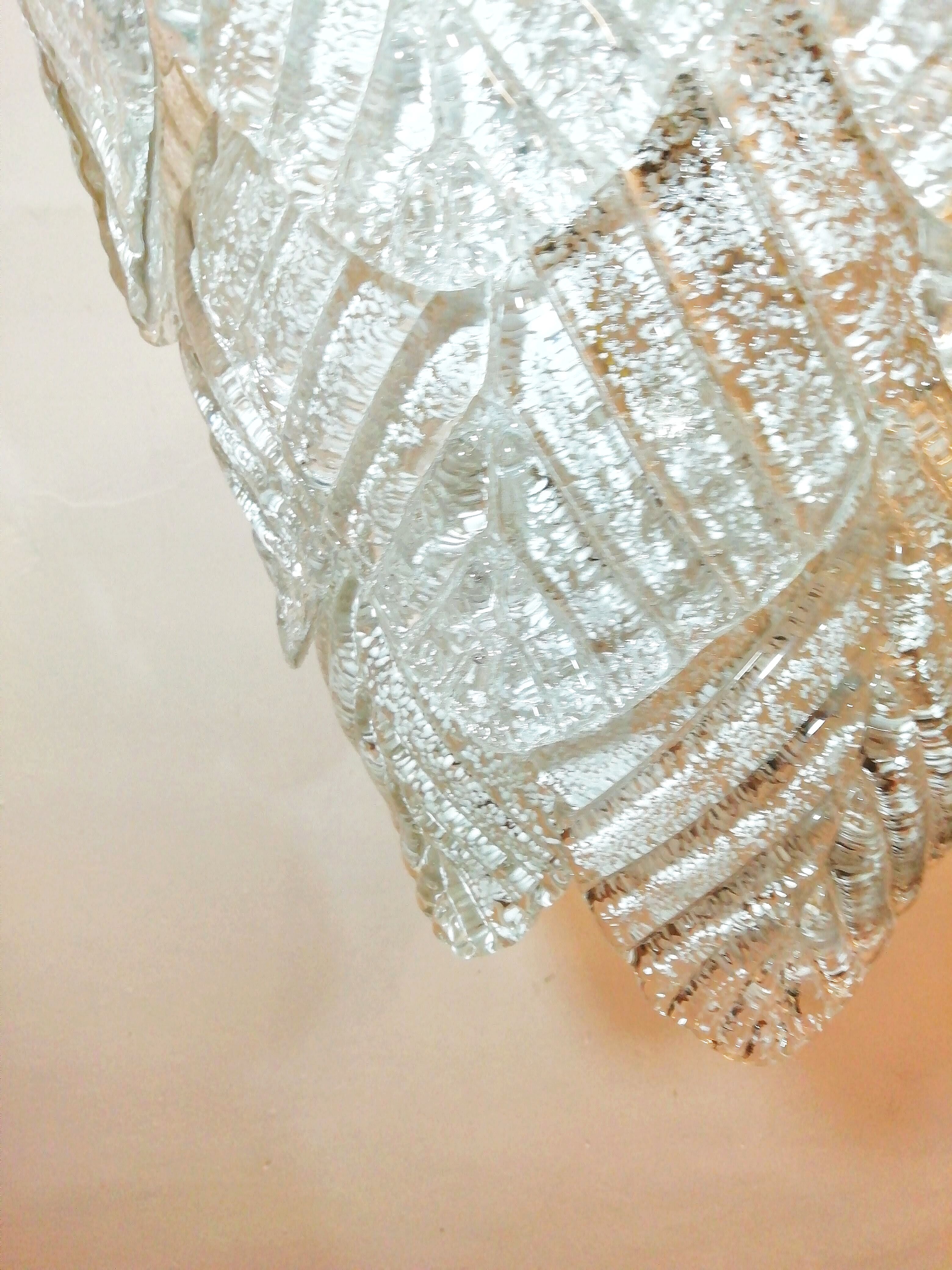 Murano Mazzega ceiling lamp