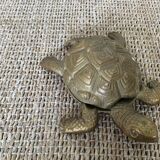 Golden metal turtle