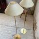 Pair of SCE floor lamps articulated brass 70s