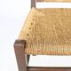 Chaise brutaliste en corde