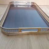 MB Italy openwork metal rim tray