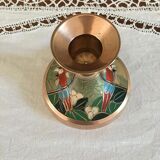 Hand-painted candle holder