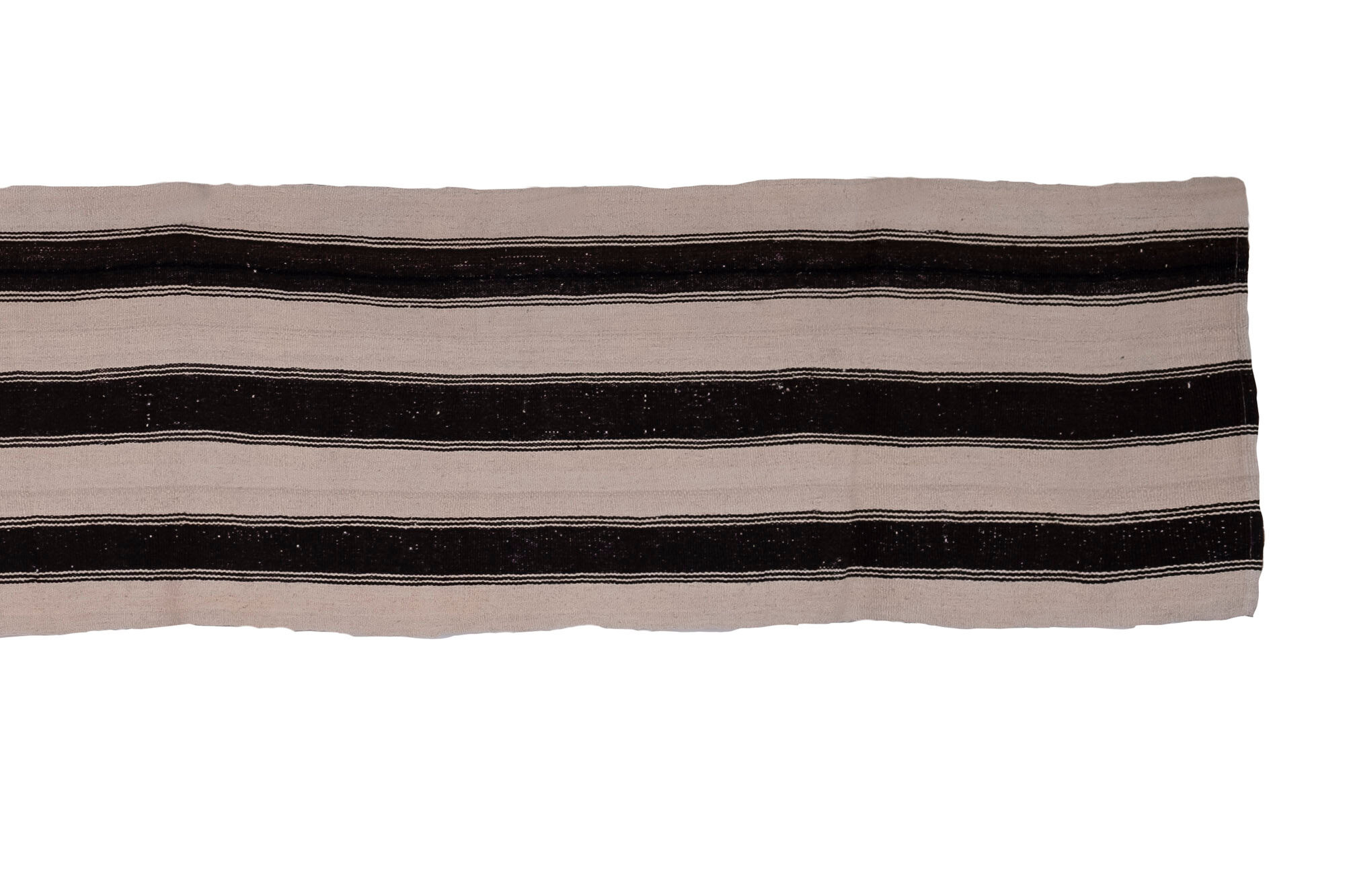 Vintage Striped Long Turkish Hemp Kilim Rug 68 x 464 cm