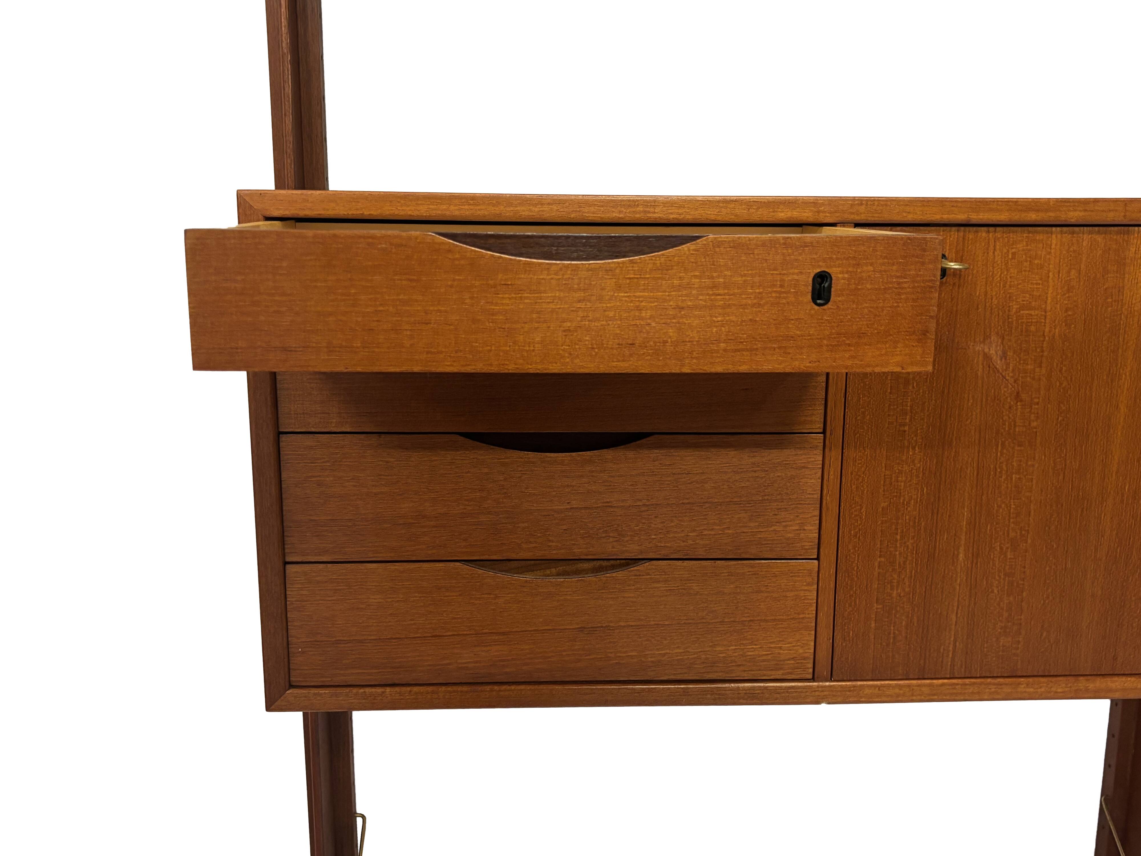 Vintage freestanding wall system Torbjorn Afdal 60's Scandinavian Design