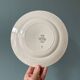 Série de 12 assiettes plates 1900 Terre de Fer en faïence de Longwy