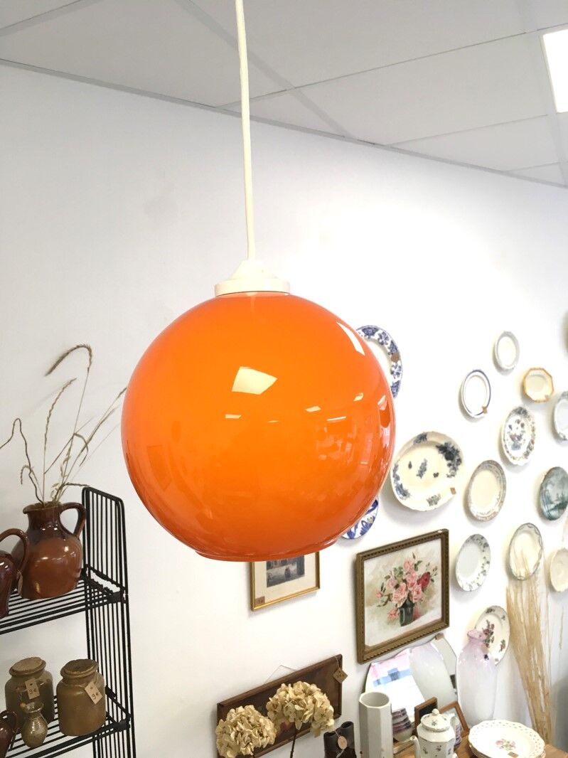 Orange globe suspension