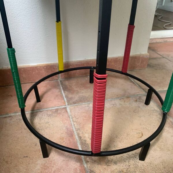 Table d’appoint 50’s miroir Scoubidou