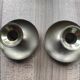 Set of 2 vintage brass mini candle holders