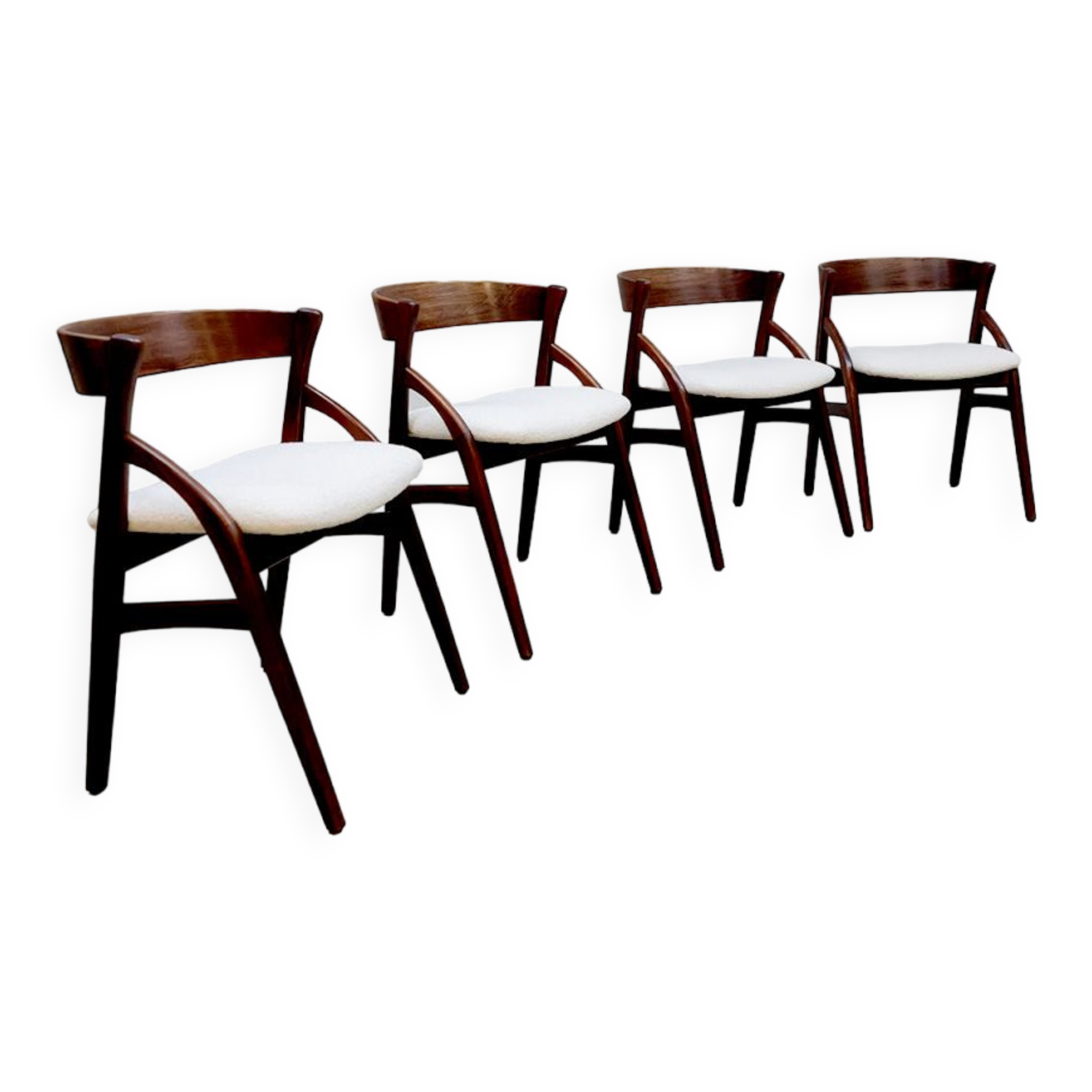 Vintage dining armchairs Denmark 1960