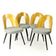 Iconic Tatra Chairs In Oak & Fabric By Antonin Suman, Czechoslovakia 1960s