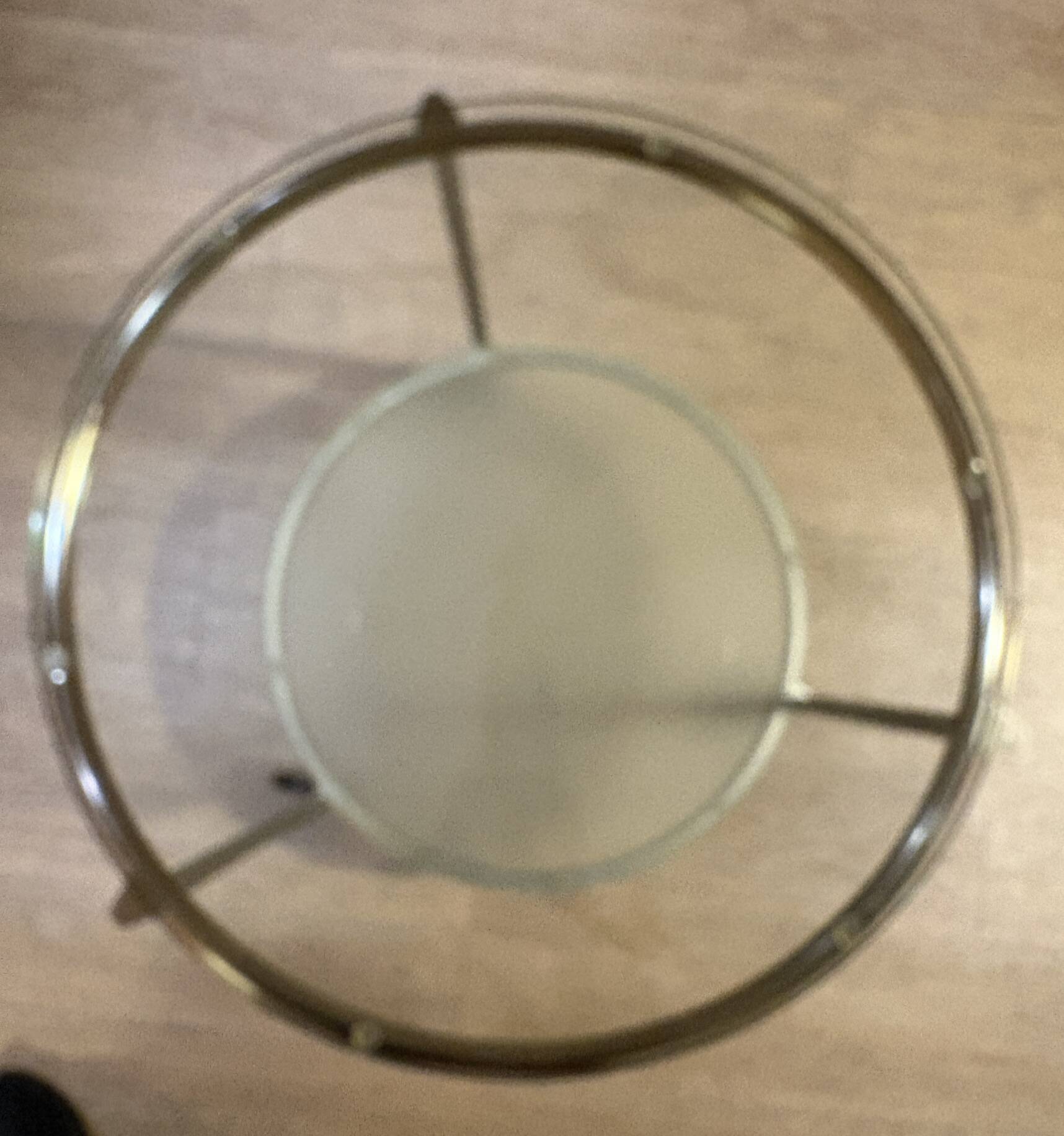 Ensemble de deux chariots en verre à deux niveaux, modèle Strind par Ehlen Johansson pour IKEA.