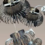 Pair of 70's Andrea Lazzari pendant lights for Morosini