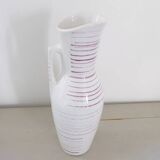 Large ceramic pitcher vase from the 60s/70s