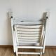Folding wooden garden chair