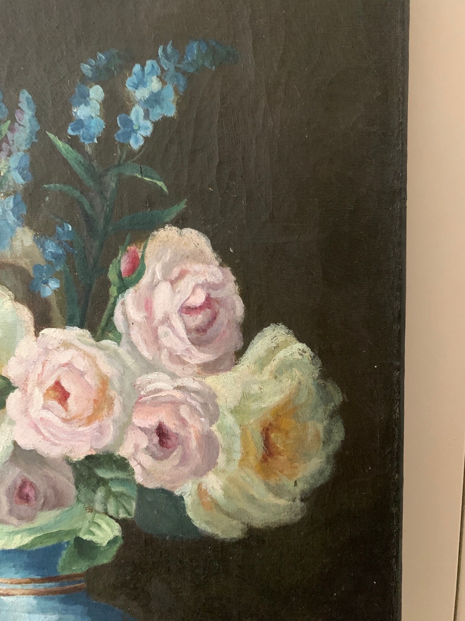 Painting flowers late nineteenth