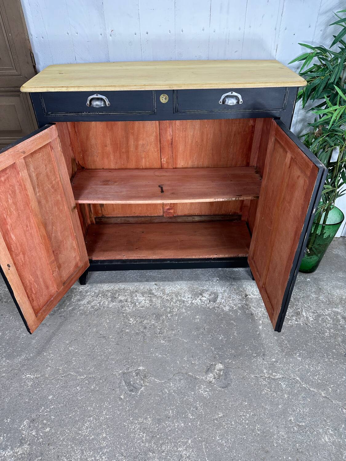 Black Parisian sideboard