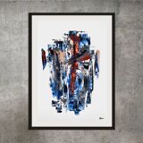 Œuvre abstraite contemporaine originale – Mimmo Scali