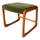 Scandinavian "sledge" chair in teak by Baumann