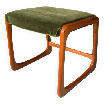 Scandinavian "sledge" chair in teak by Baumann