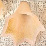 Suspensions Lustre ceiling light Opaline glass France POP 1960 Decoration reduced