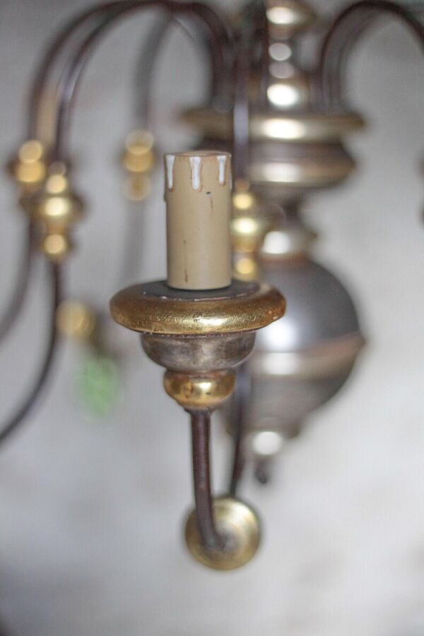Suspension bois type hollandais, lustre florentin bois, lampe de plafond italienne, décoration intérieure