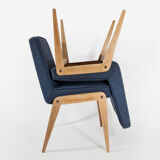 Chaise polonaise « AGA » par J. Chierowski 1970, deux disponibles
