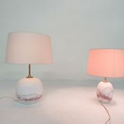 Michael Bang "Sakura" glass table light for Holmegaard, Denmark 1980's