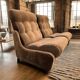 Vintage Two-Seater/Retro Modular Armchairs Armchairs