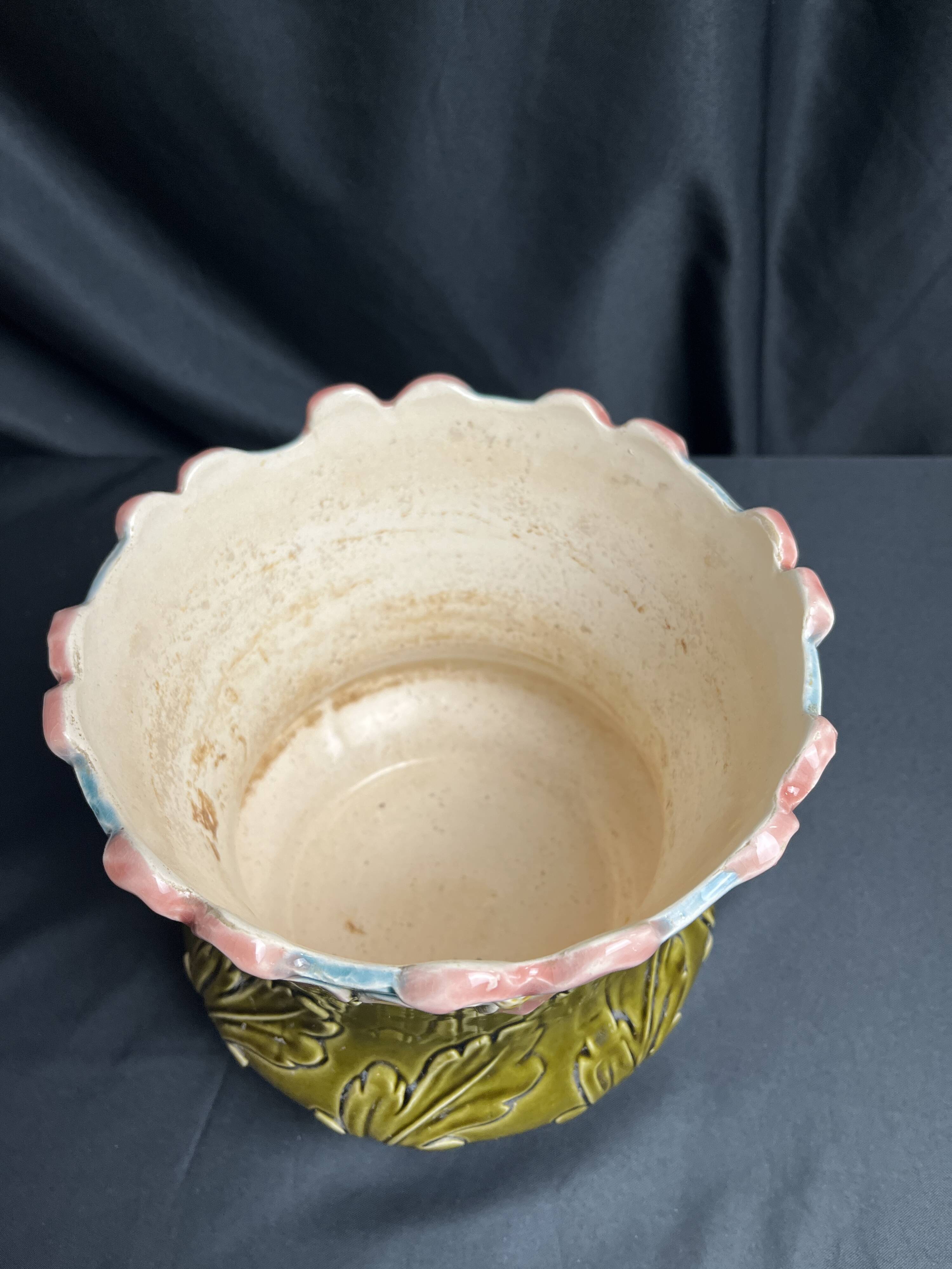 De Bruyn Fives-Lille slip pot holder circa 1900