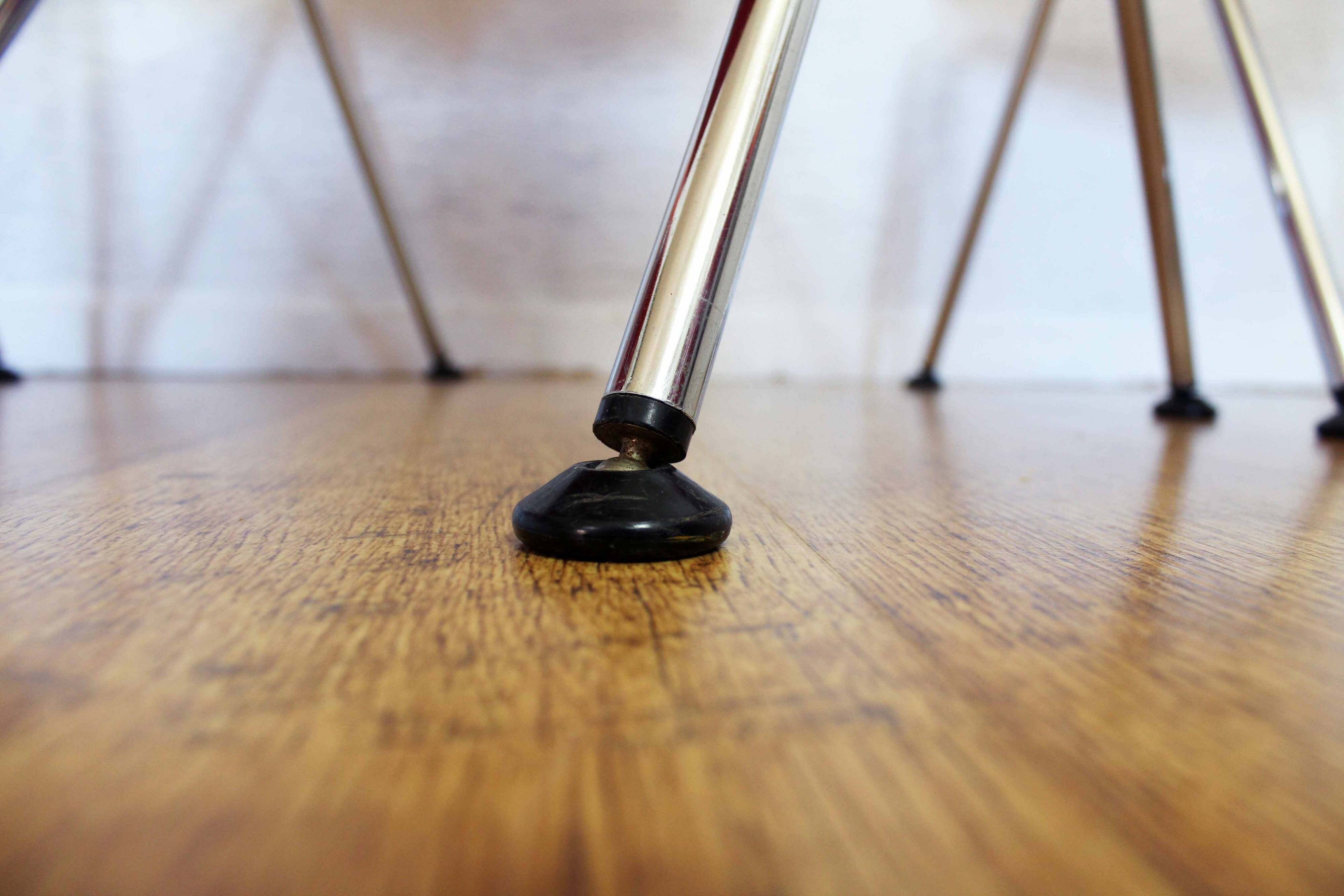 Set de 4 chaises en fibre de verre stella 1970