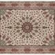 Magnificent Persian carpet from Tabriz, Iran, made of wool and silk: 435 x 350 cm.