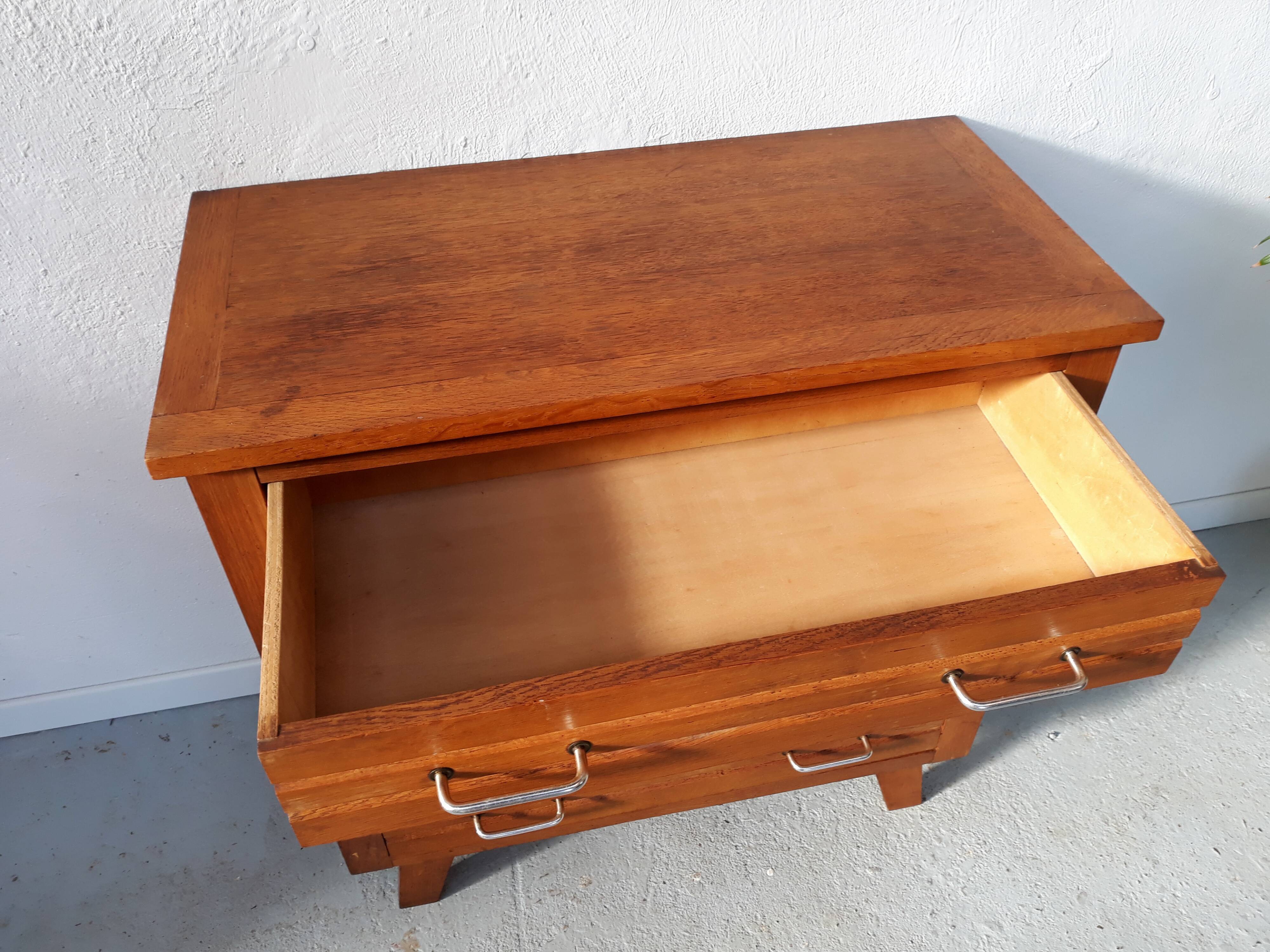 Chest of drawers vintage compass feet