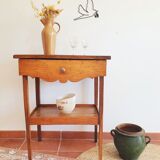 Old pedestal table