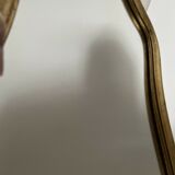 Wooden mirror guaranteed gilded with sheet 59x36cm
