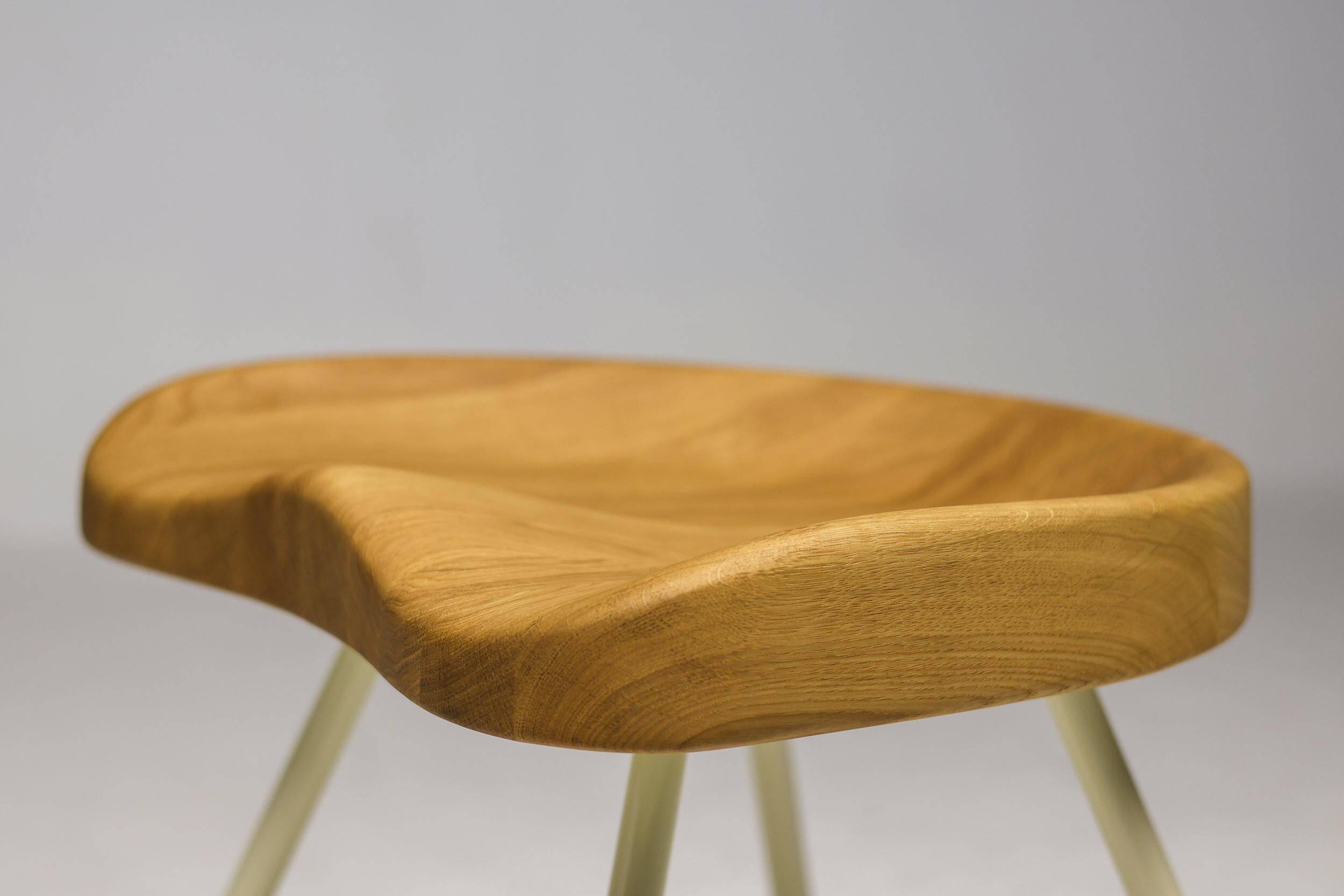 Stool 307 by Jean Prouvé for Vitra